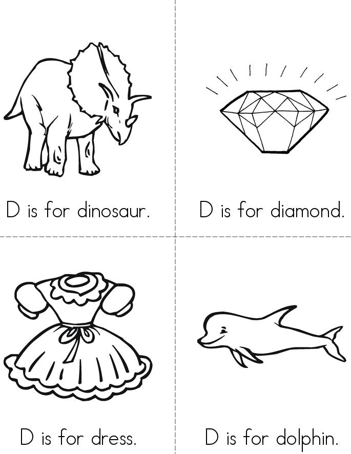 d is for dinosaur coloring pages - photo #22