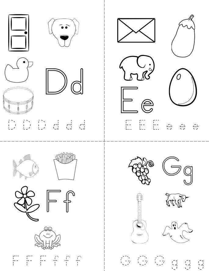 My Alphabet Book Free Printable