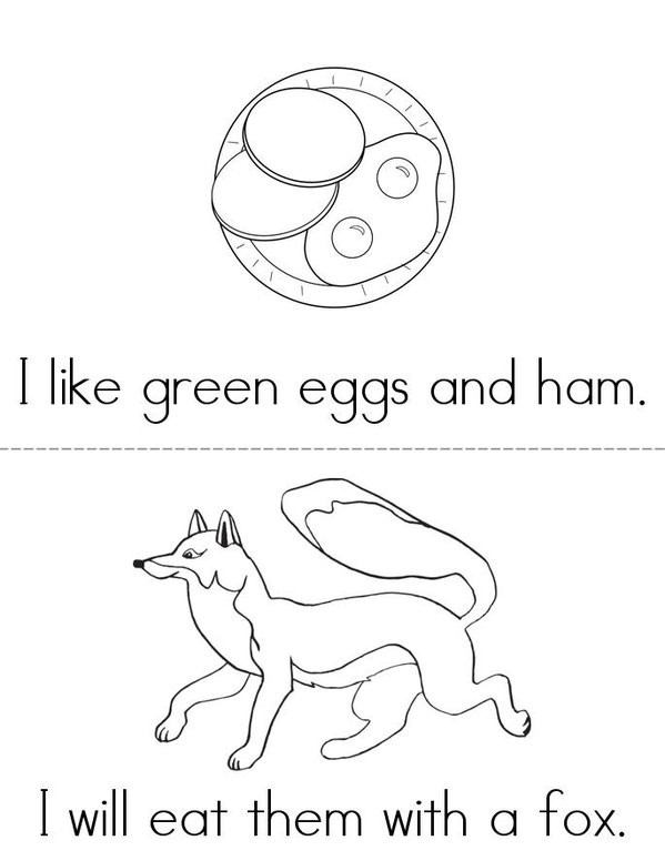 Green Eggs and Ham Book Twisty Noodle
