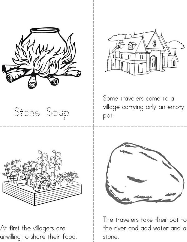 Printable Stone Soup Activities