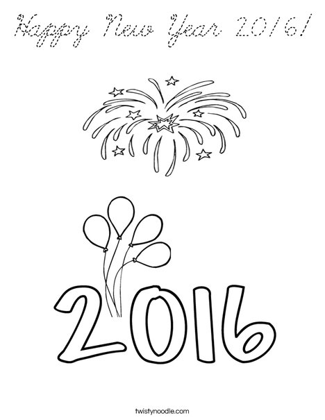 new year 2016 color sheets happy new year 2016 coloring page cursive twisty noodle new year 2016 color sheets happy new year 2016 coloring page cursive twisty noodle