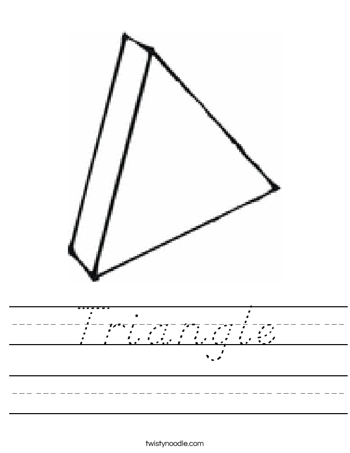 Triangle Worksheet D Nealian Twisty Noodle triangle-worksheet-d-nealian-twisty-noodle