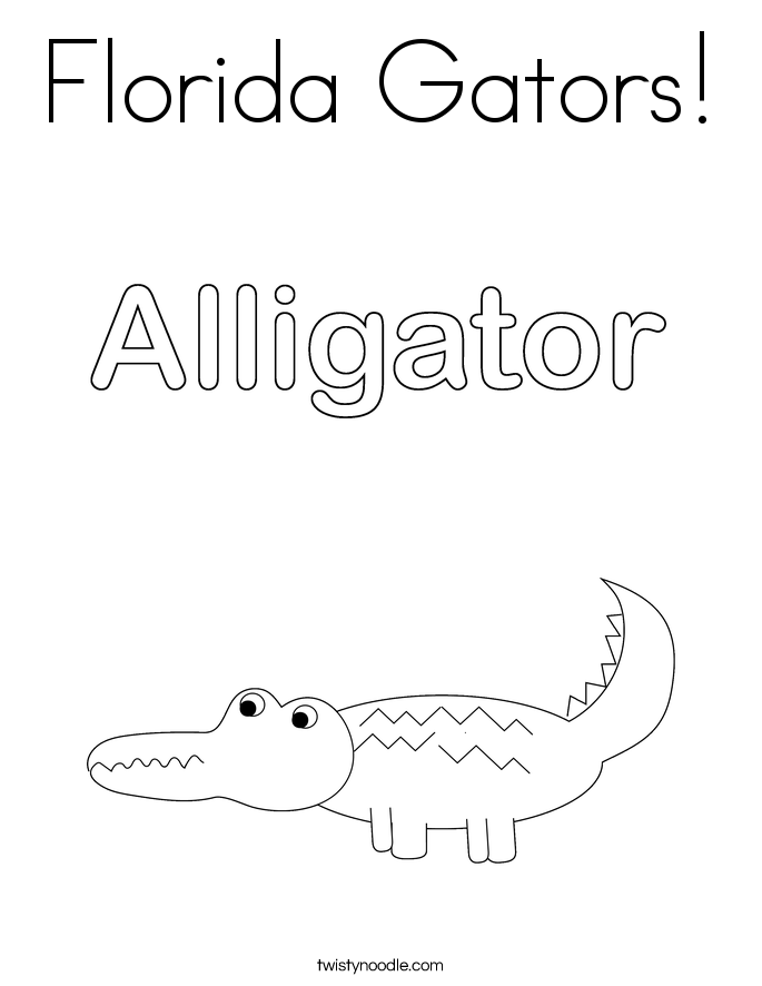 uf gators coloring pages - photo #31
