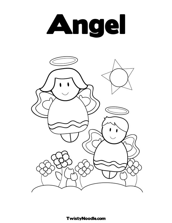 gabriel angel coloring pages - photo #44
