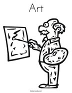 Art Coloring Page