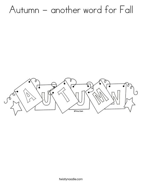 another word for autumn another word for fall coloring page twisty noodle another word for autumn another word for fall coloring page twisty noodle