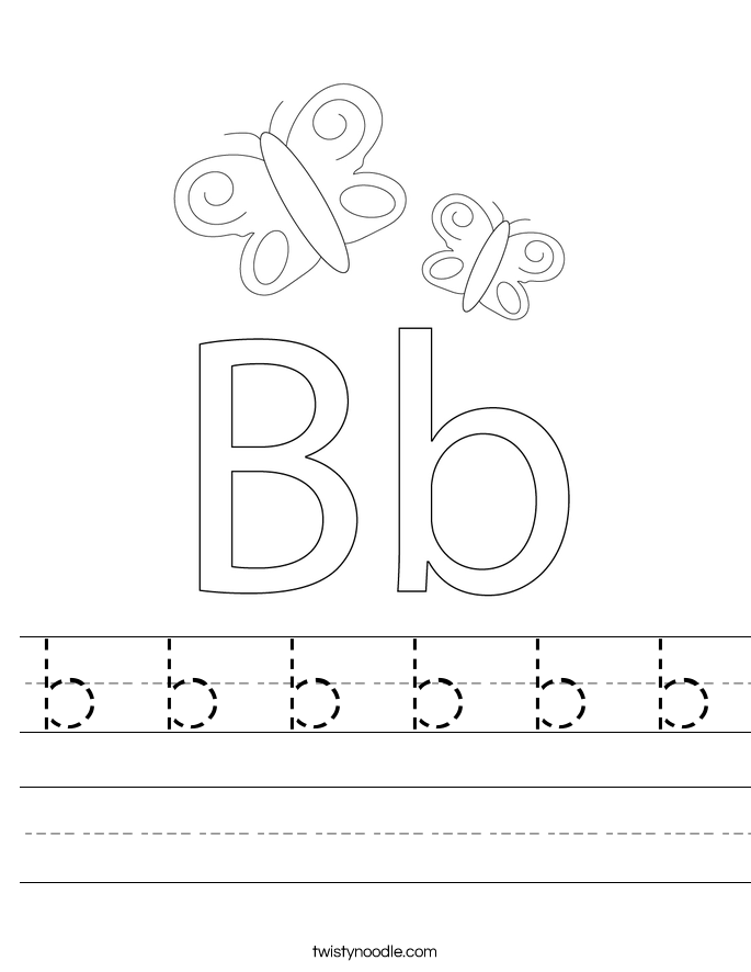 B B B B B B Worksheet - Twisty Noodle