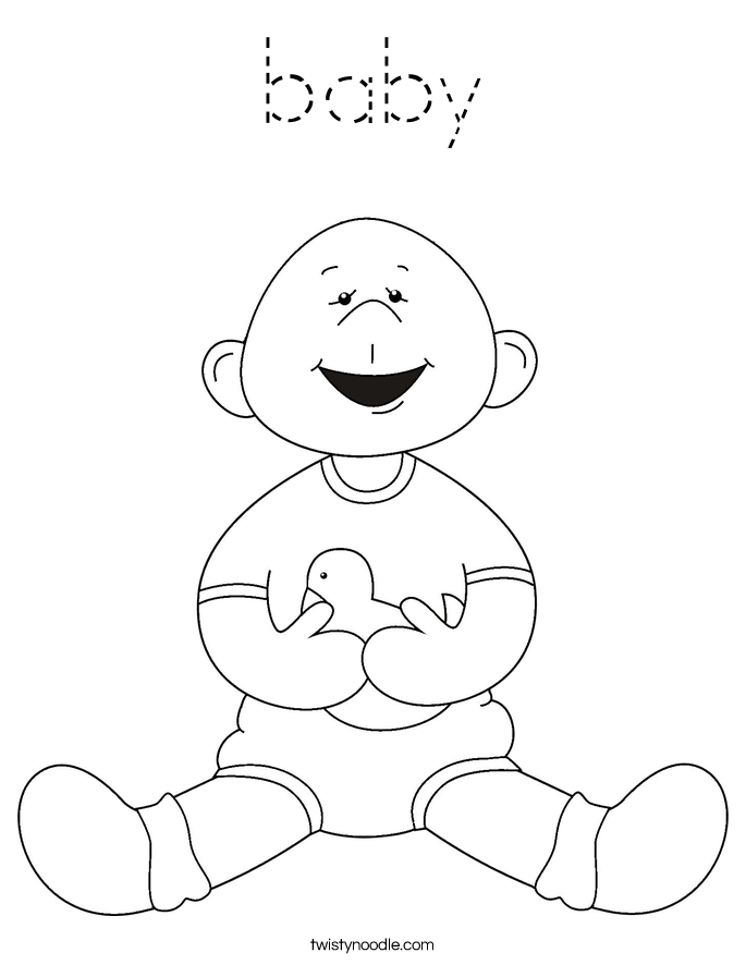 baby blocks coloring pages - photo #23