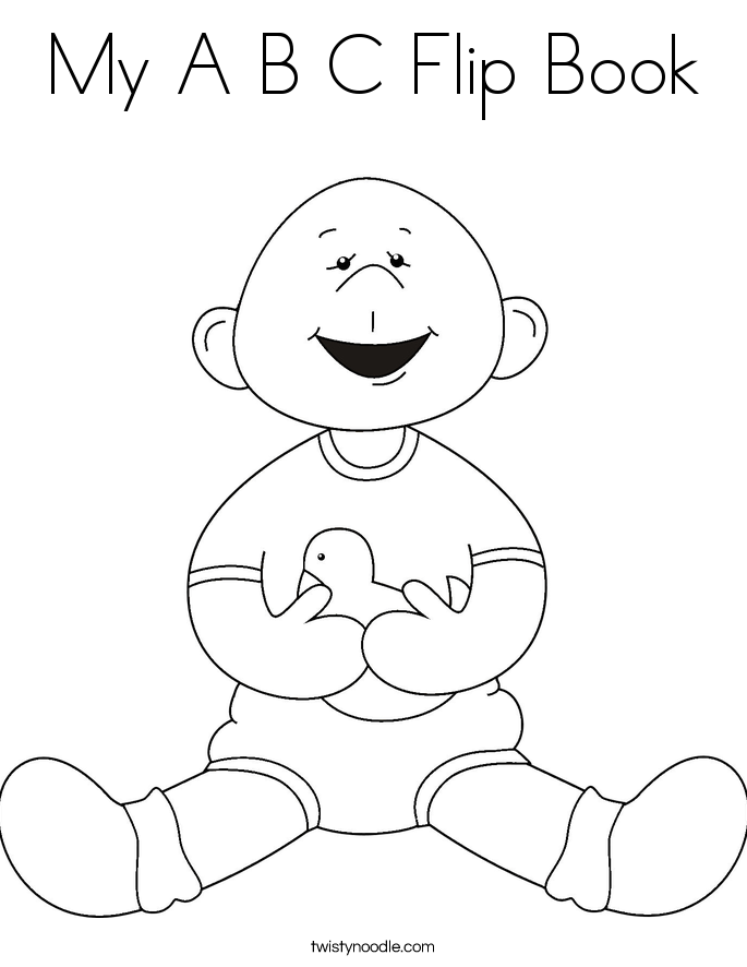 a b c coloring pages - photo #6