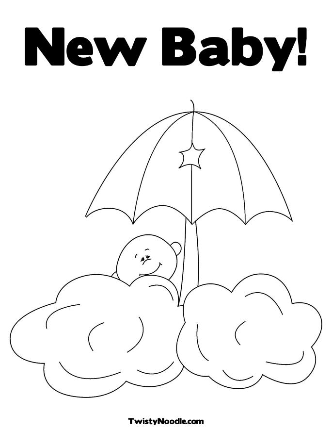 baby items coloring pages - photo #5