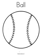 ball coloring page