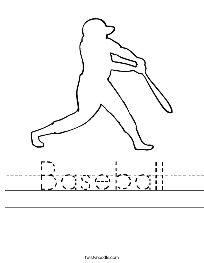 Free Printable Math Baseball Worksheets