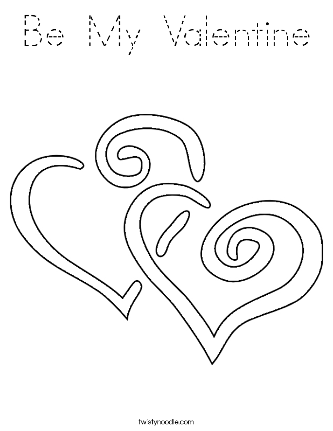 valentine sports coloring pages - photo #15