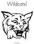 coloring page wildcats