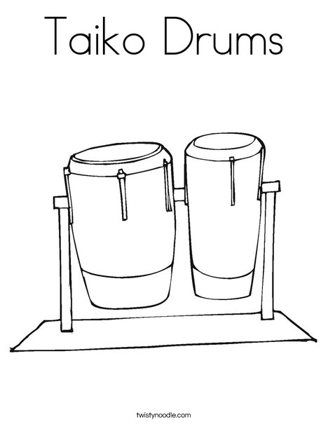 bongos coloring page