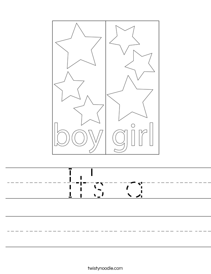 It's a Worksheet - Twisty Noodle