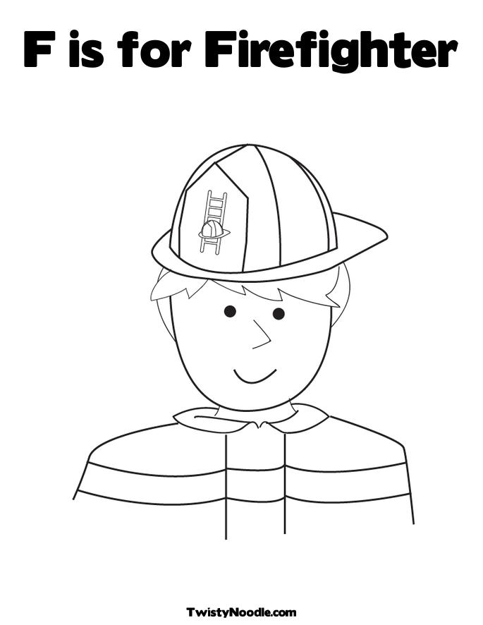 fireman colouring pictures