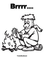 Brrrr Coloring Page