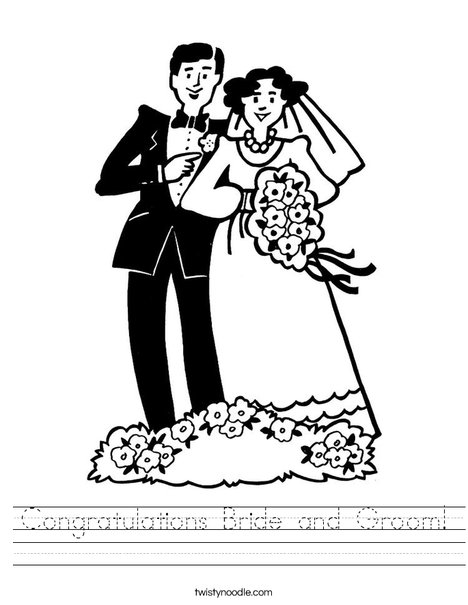 q and u wedding coloring pages - photo #15