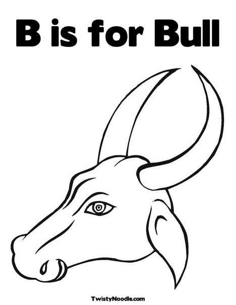 bull template