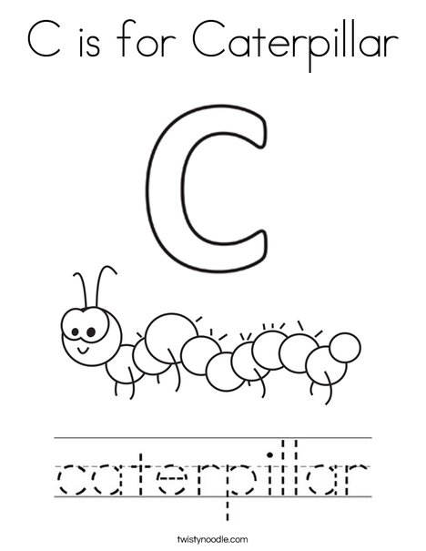 c is for coloring pages - photo #15