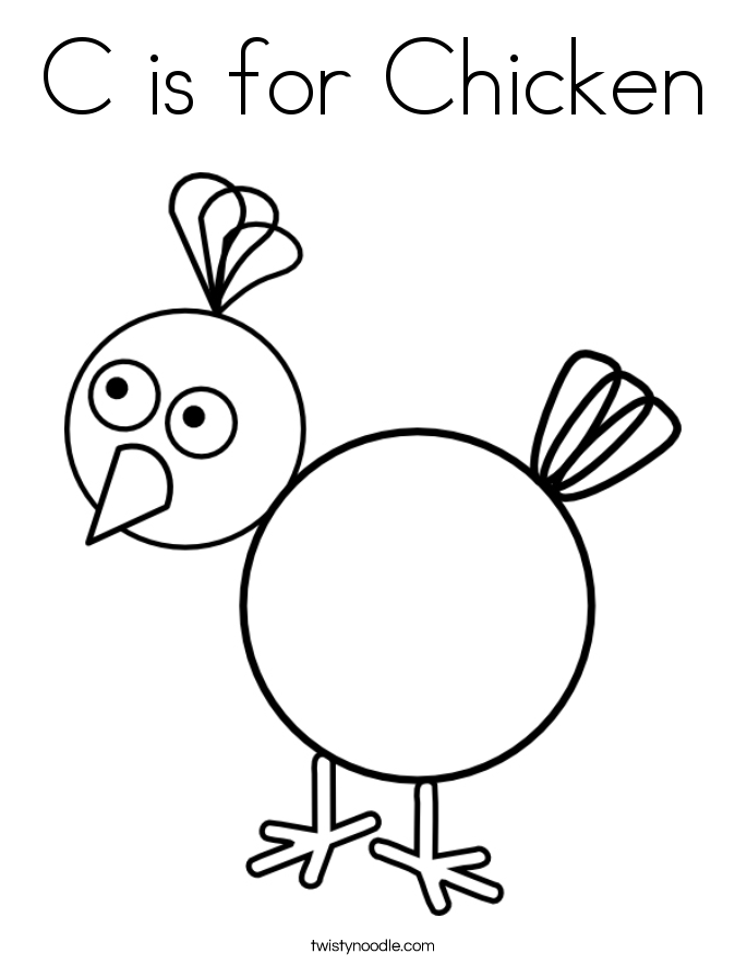 c is for coloring pages - photo #1