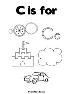 C is for Coloring Page