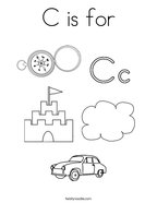 C is for Coloring Page