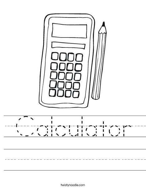 Printables Calculator Worksheets calculator worksheet twisty noodle worksheet