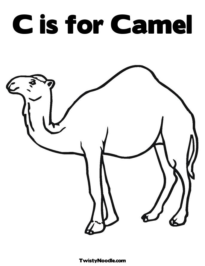 camel coloring pages for kids - photo #48