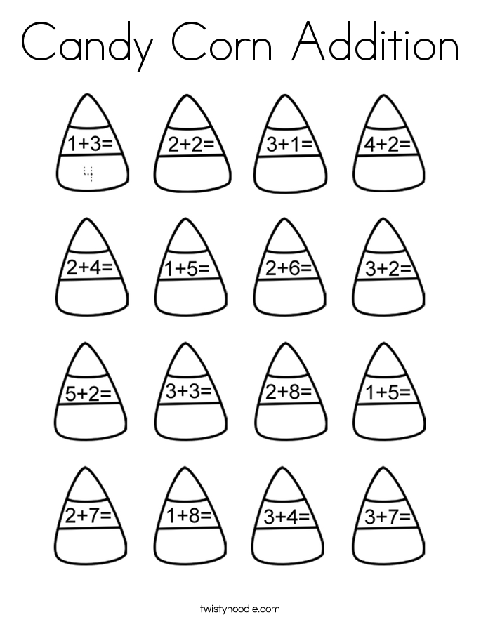 halloween coloring pages candy corn - photo #19
