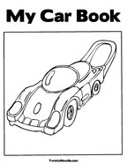 My Car Book Coloring Page