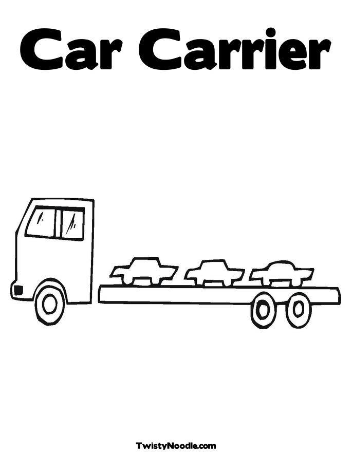 Mail Truck Coloring Pages