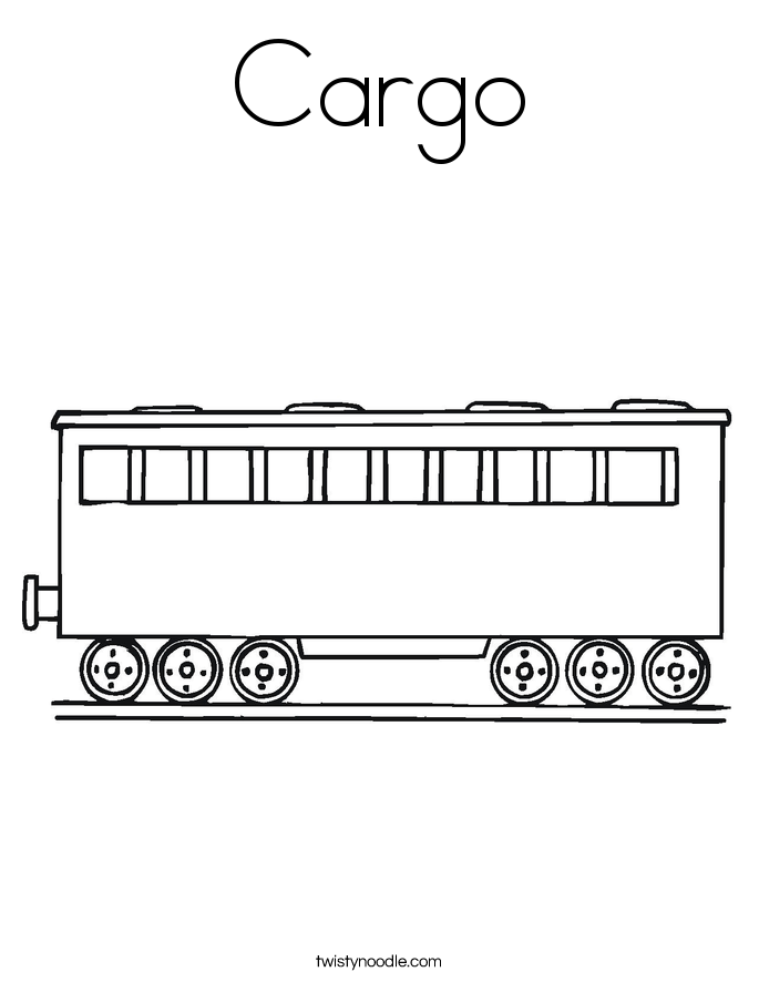 caboose coloring pages - photo #9