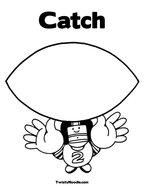 Catch Coloring Page
