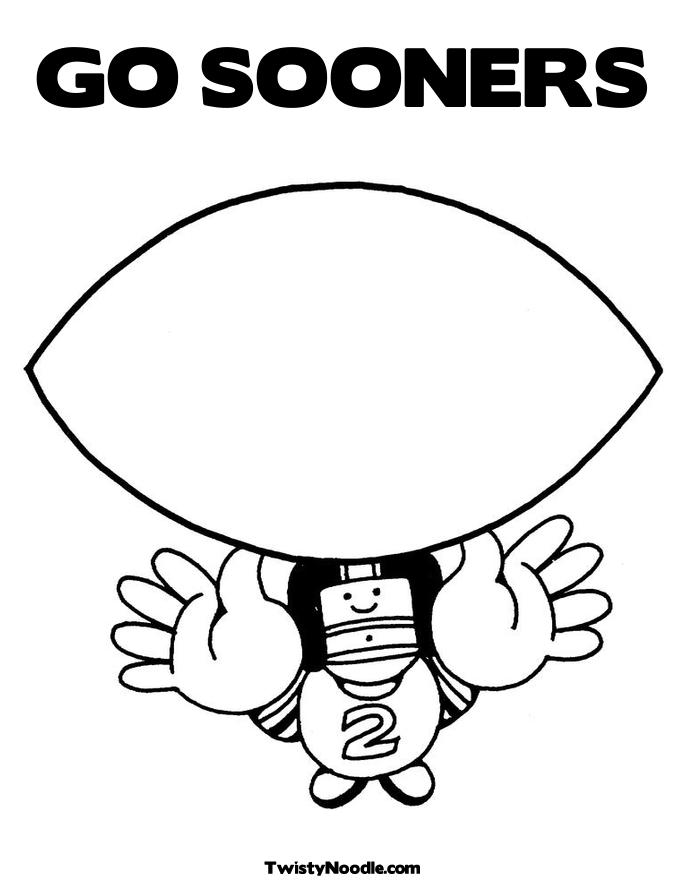 oklahoma sooners coloring pages printables - photo #3