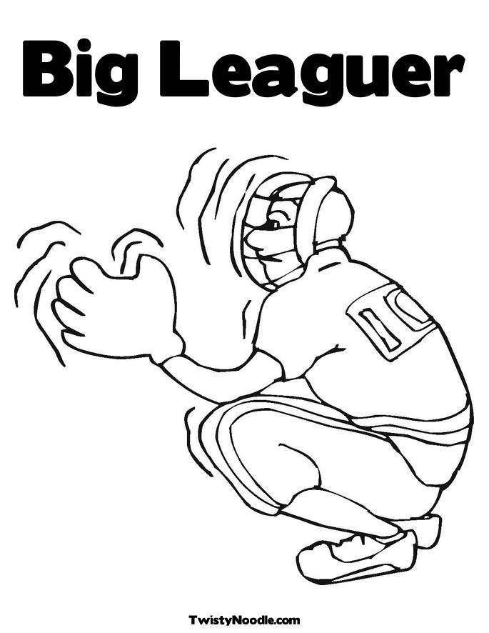 Catcher Coloring Page
