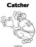 CatcherColoring Page