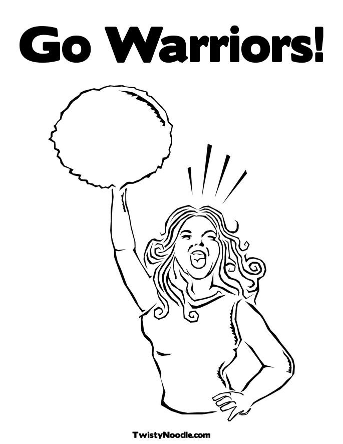 warriors coloring pages - photo #34