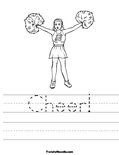 Cheer! Worksheet