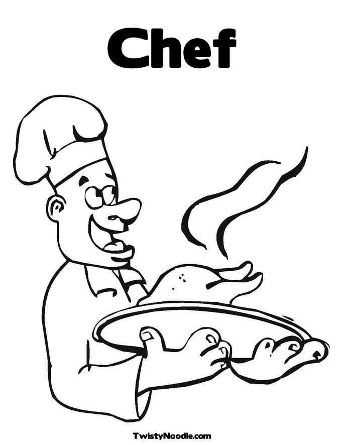 coloring pages of chef hats - photo #10