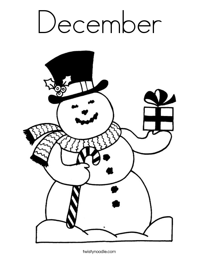 december holidays coloring pages - photo #21