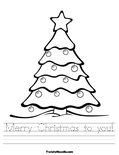 Merry Christmas to you! Worksheet