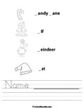 Name __________ Worksheet