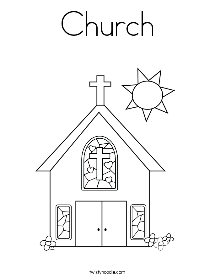 Church Coloring Page Twisty Noodle Church Coloring Page Twisty Noodle