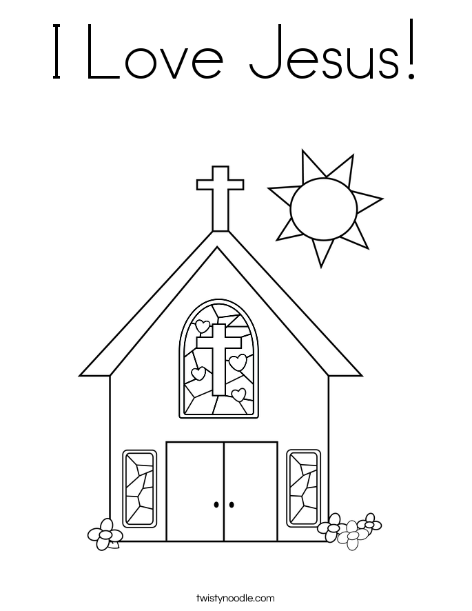 i love jesus coloring pages - photo #1