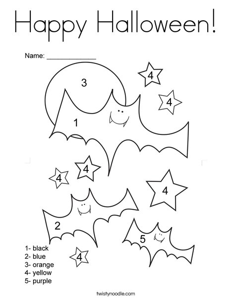 halloween coloring pages by numbers for teenagers - photo #9