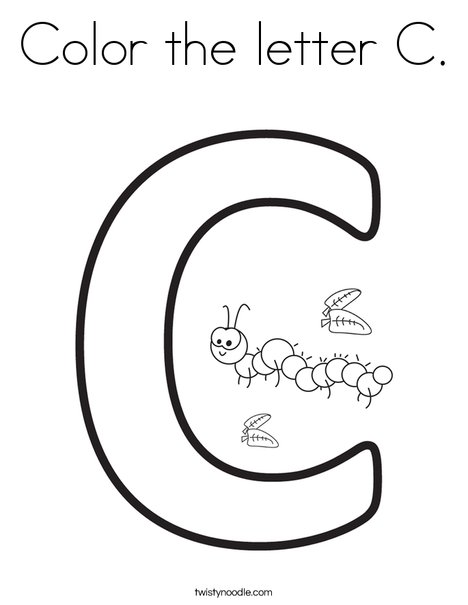 c letters coloring pages - photo #45