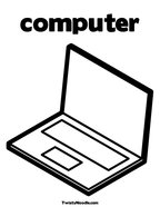 computer Coloring Page