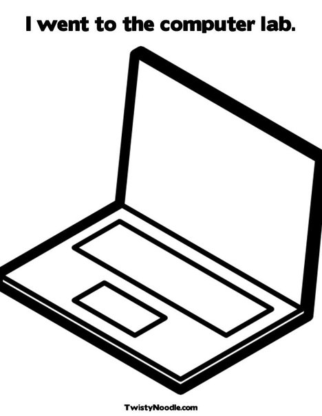 computer coloring sheet